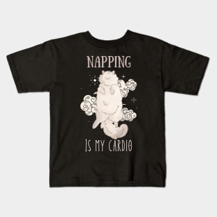 Napping is my cardio - Persian Cat - Gifts for cat lovers Kids T-Shirt